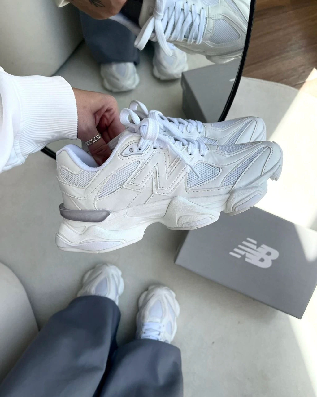 New 9060 All WHITE