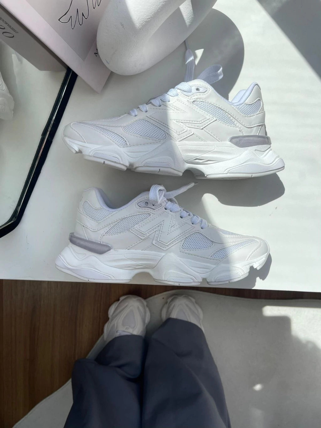 New 9060 All WHITE