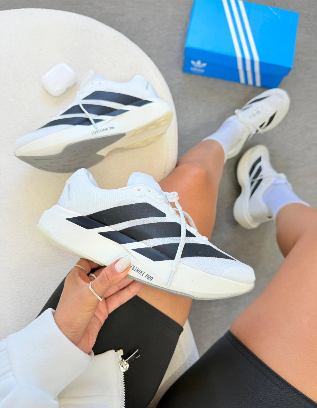 Adizero Evo SL Branco/Preto
